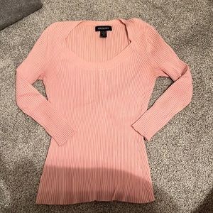 Ideology pink light sweater